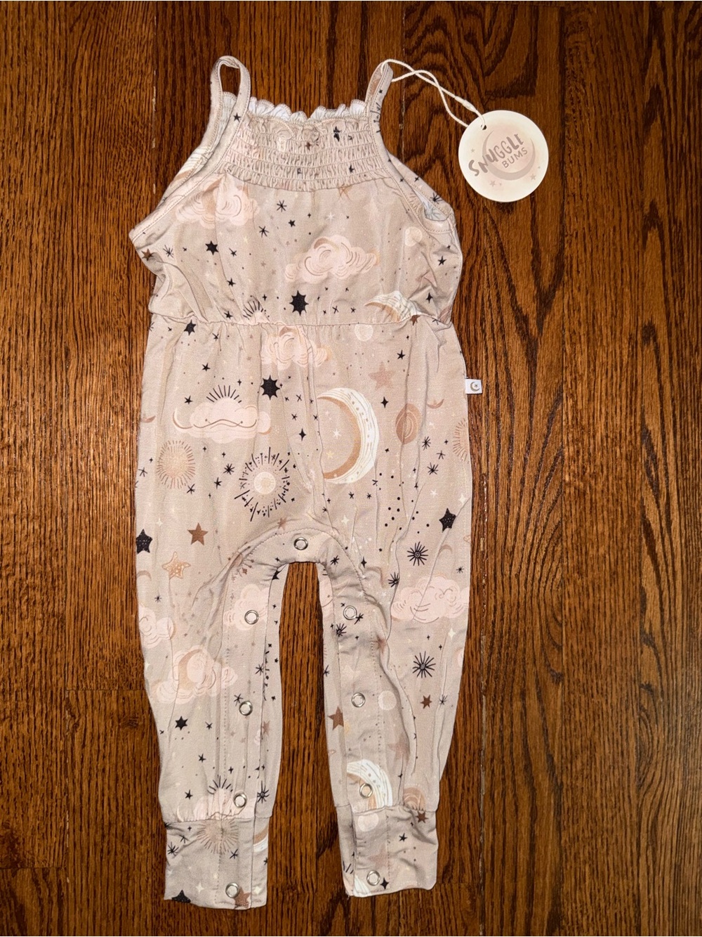 Kids Cream Celestial Romper